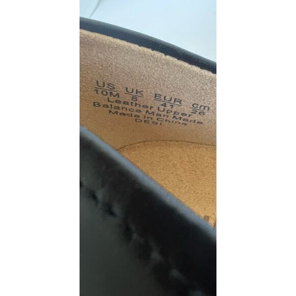 NWT Naturalizer Black Leather Chain Detail Platform Loafer Style SlipOn Shoes 10 - Picture 10 of 11